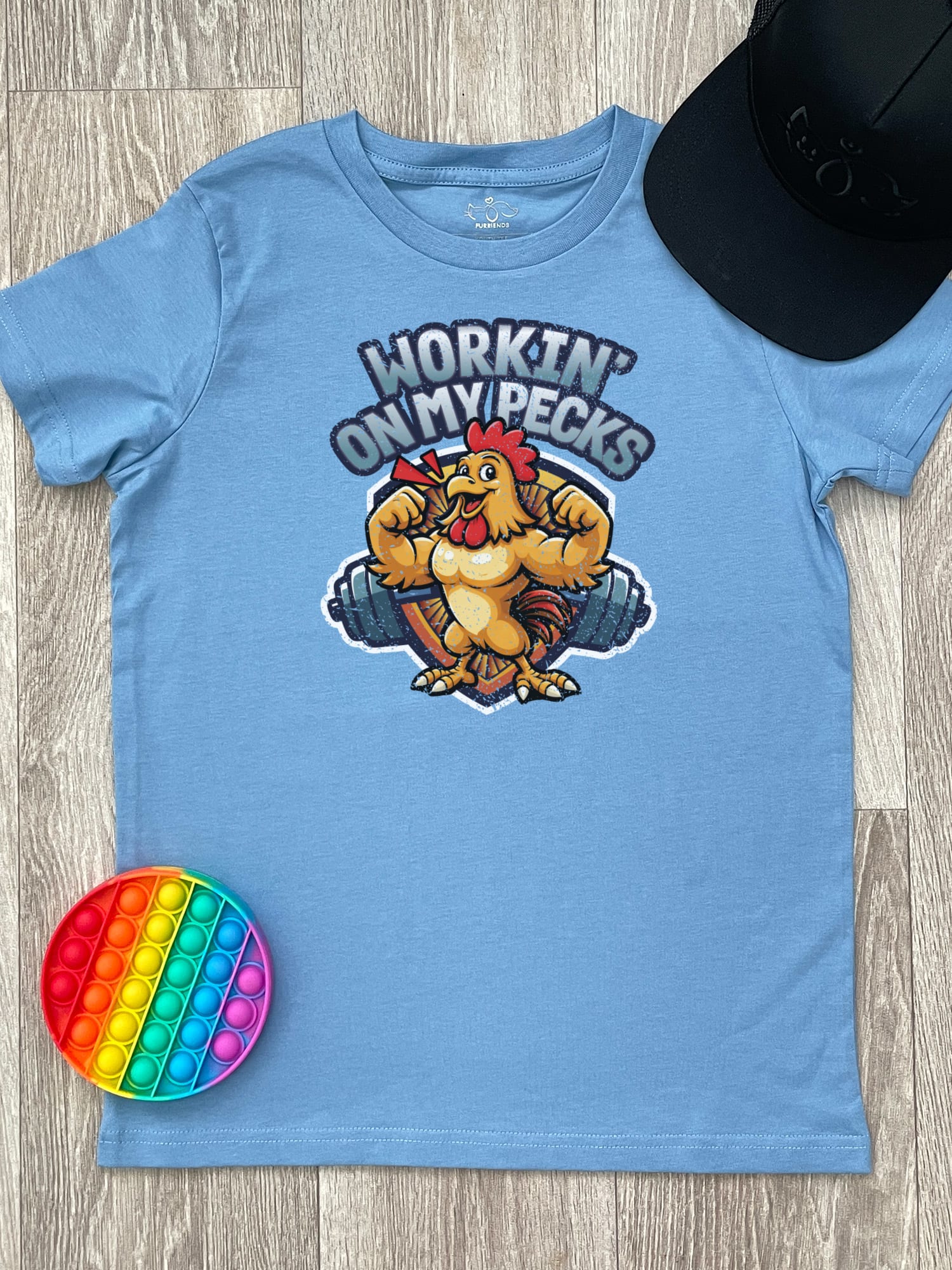 Workin On My Pecks Youth Tee