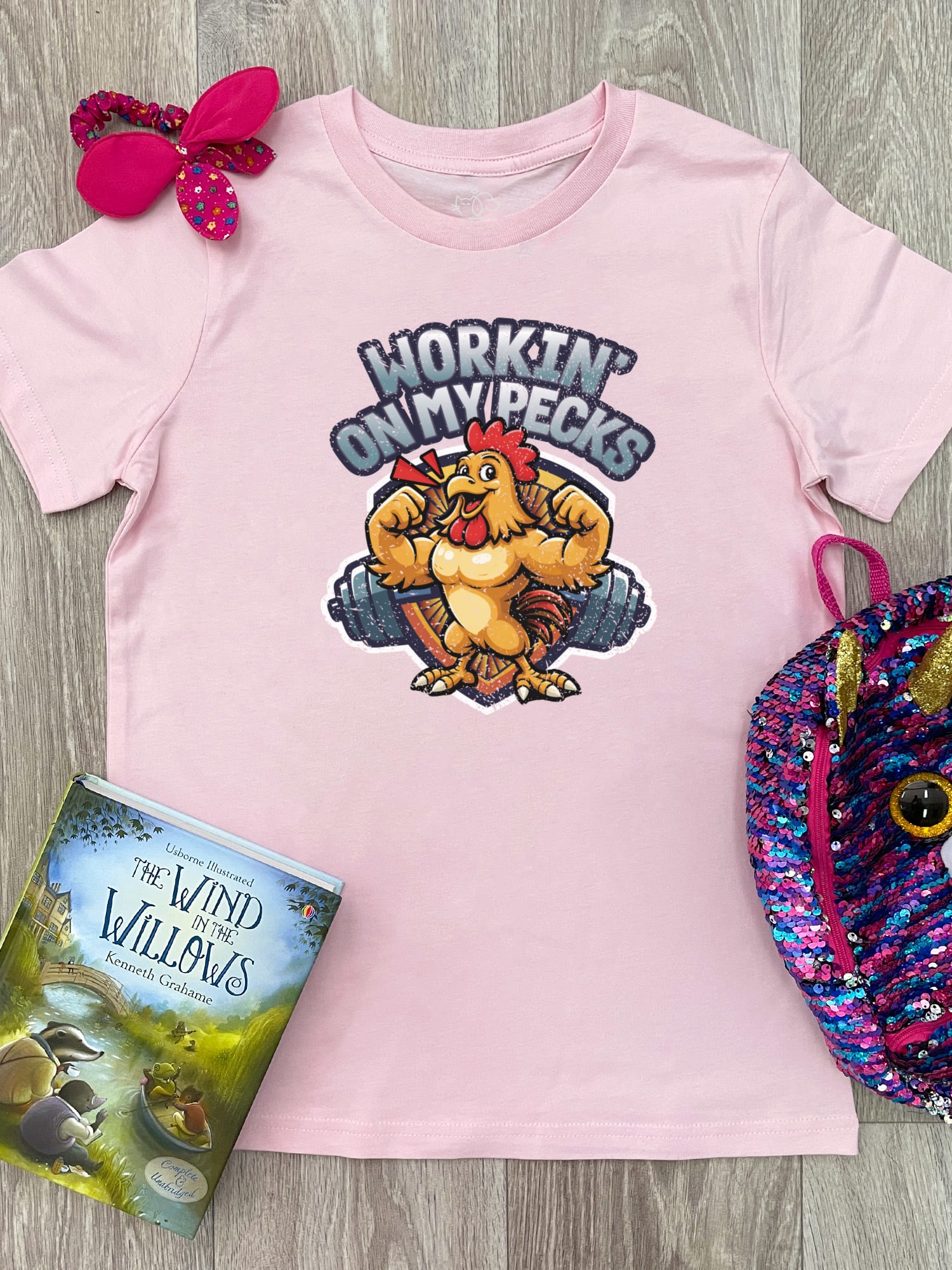 Workin On My Pecks Youth Tee