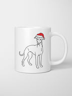 Whippet Christmas Edition Ceramic Mug