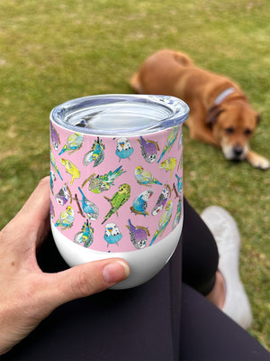 Bright Budgies Stainless Steel Insulated Tumbler