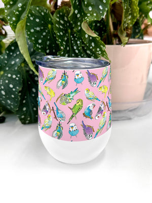 Bright Budgies Stainless Steel Insulated Tumbler
