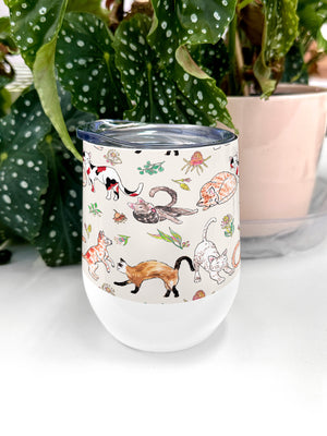 Feline Fine Stainless Steel Insulated Tumbler