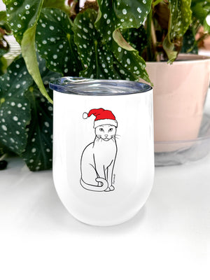 Russian Blue Christmas Edition Stainless Steel Insulated Tumbler