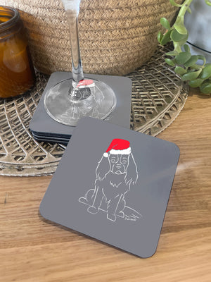 Cavalier King Charles Spaniel Christmas Edition Coaster