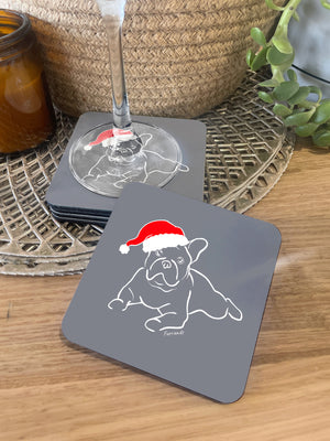 French Bulldog Christmas Edition Coaster