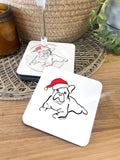 French Bulldog Christmas Edition Coaster