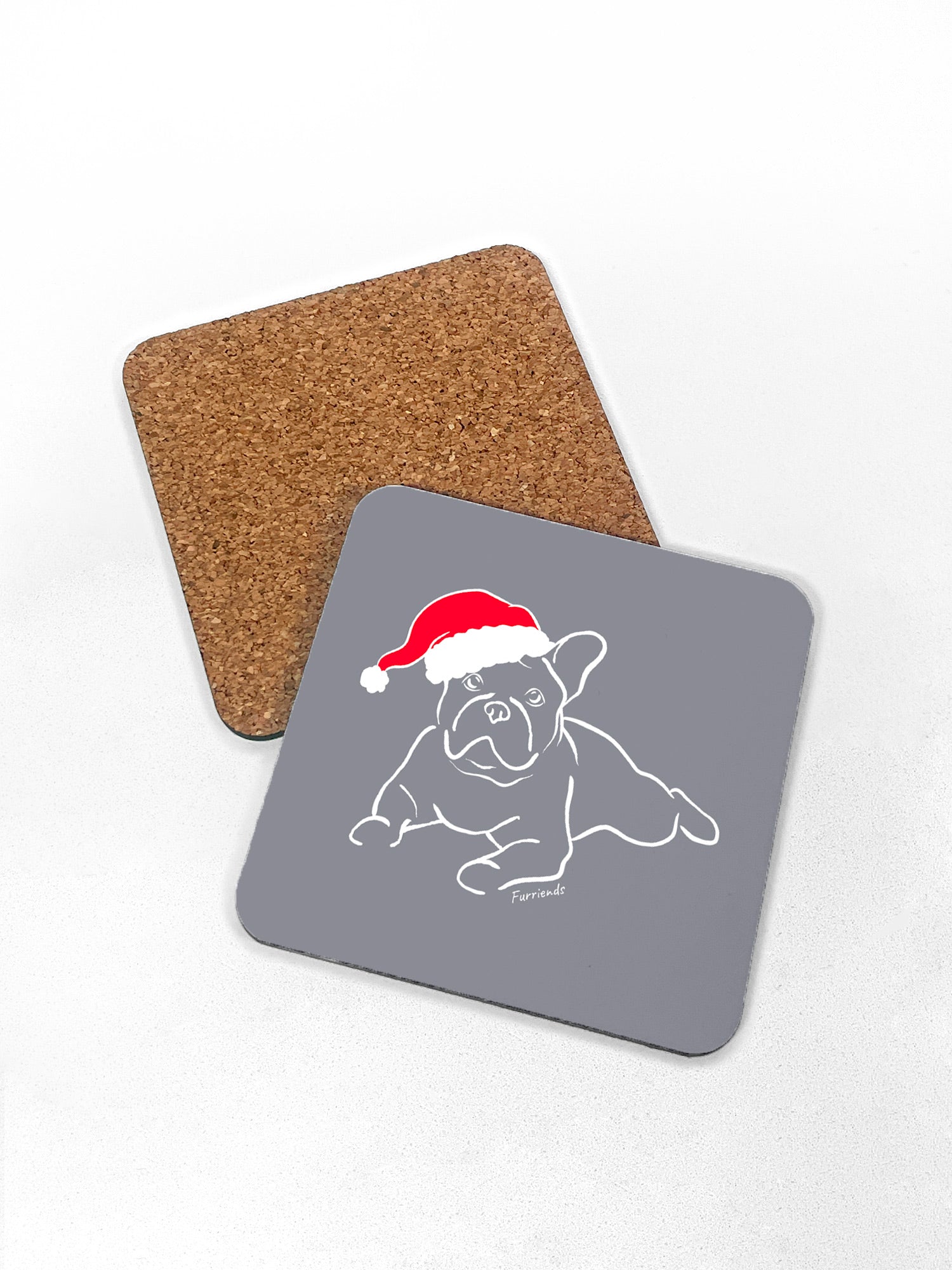 French Bulldog Christmas Edition Coaster