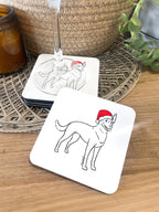 Kelpie Christmas Edition Coaster