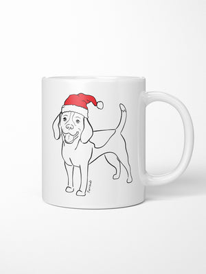 Beagle Christmas Edition Ceramic Mug