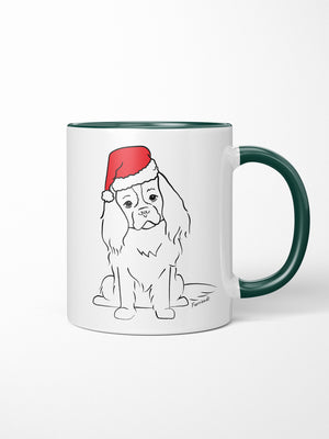 Cavalier King Charles Spaniel Christmas Edition Ceramic Mug