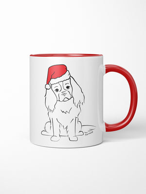 Cavalier King Charles Spaniel Christmas Edition Ceramic Mug