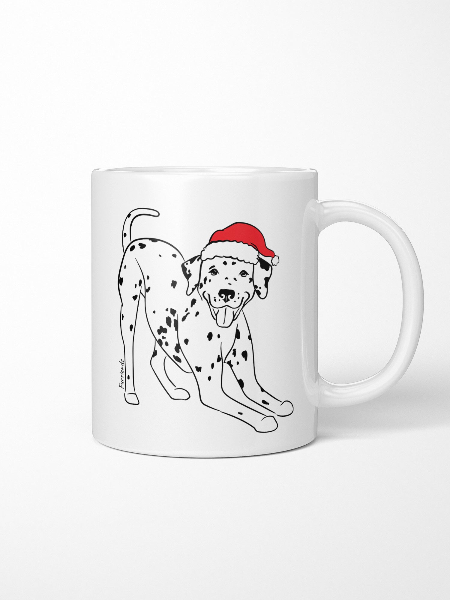 Dalmatian Christmas Edition Ceramic Mug