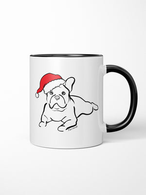 French Bulldog Christmas Edition Ceramic Mug