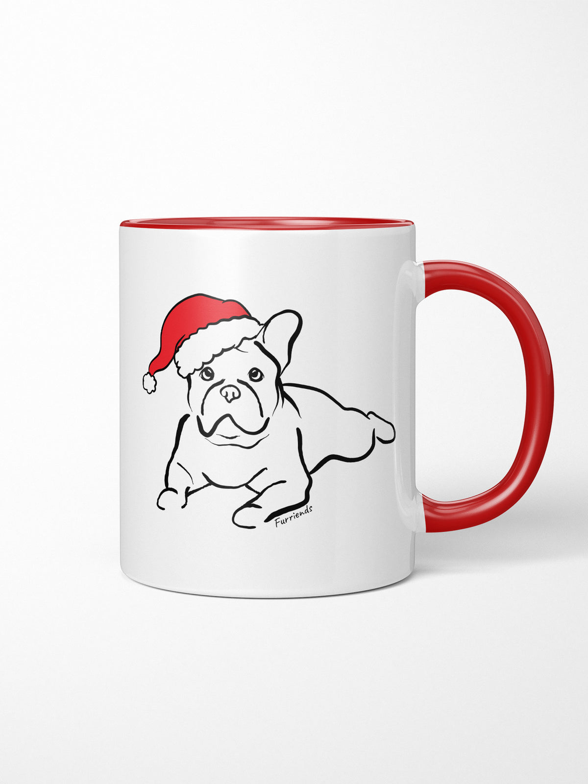 French Bulldog Christmas Edition Ceramic Mug