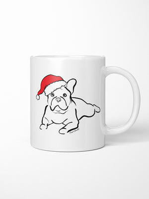 French Bulldog Christmas Edition Ceramic Mug