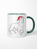 German Shepherd Christmas Edition Ceramic Mug