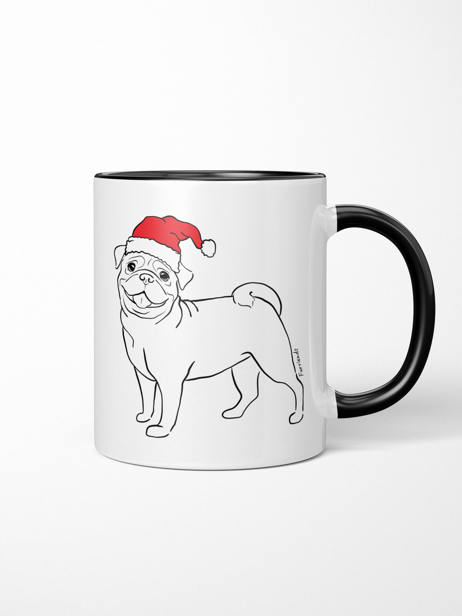 Pug Christmas Edition Ceramic Mug