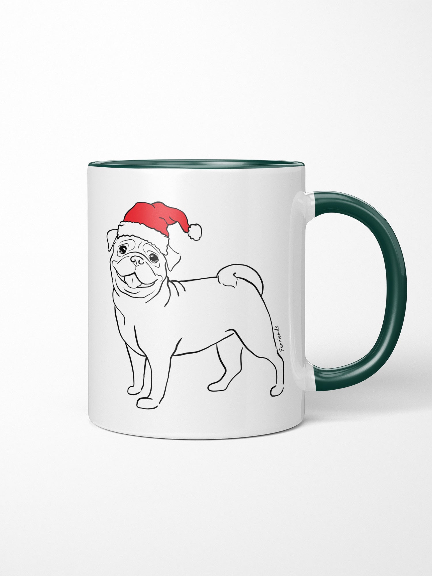 Pug Christmas Edition Ceramic Mug