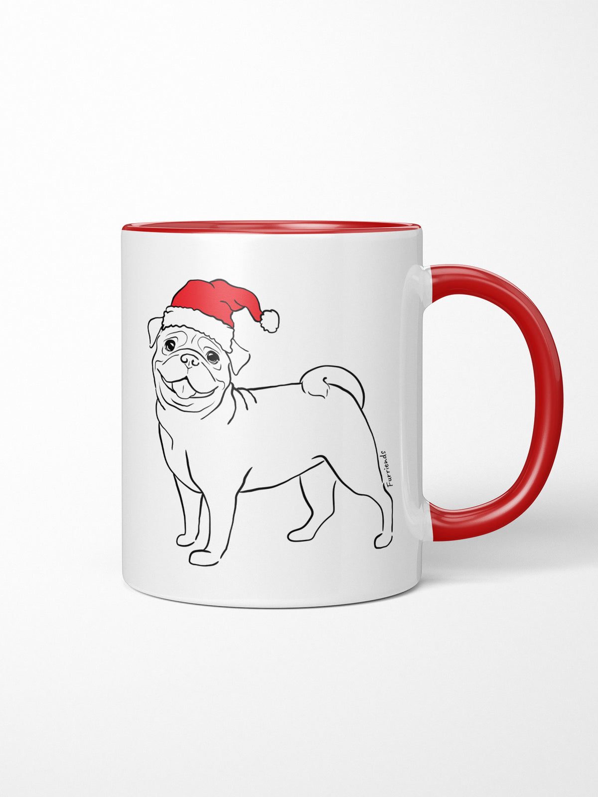 Pug Christmas Edition Ceramic Mug