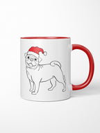 Pug Christmas Edition Ceramic Mug