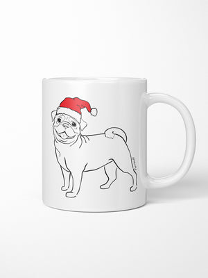 Pug Christmas Edition Ceramic Mug