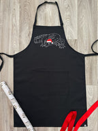 Lace Monitor Christmas Edition Bib Apron