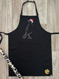 Australian Magpie - Christmas Edition Bib Apron