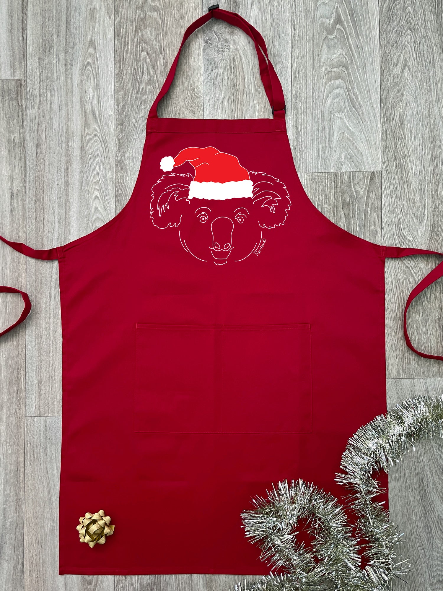 Koala Christmas Edition Bib Apron