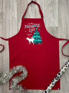 On The Naughty List - Dog Bib Apron
