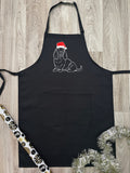 Basset Hound Christmas Edition Bib Apron