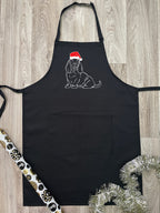 Basset Hound Christmas Edition Bib Apron