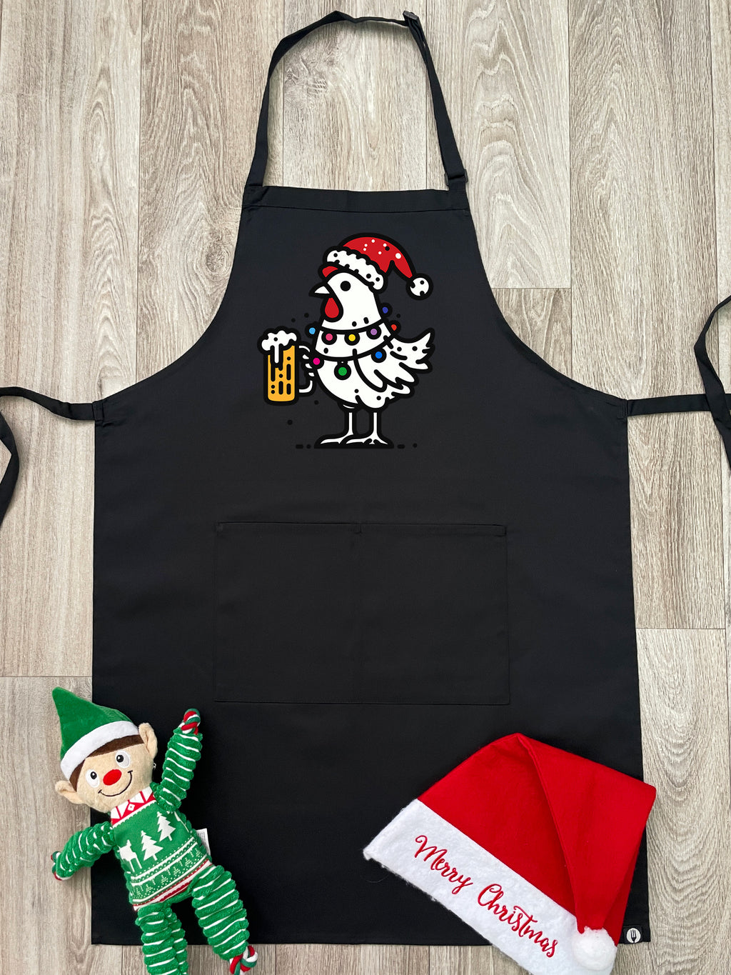 Christmas Cheers Bib Apron