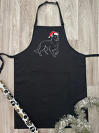 German Shepherd Christmas Edition Bib Apron