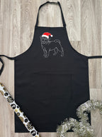 Pug Christmas Edition Bib Apron