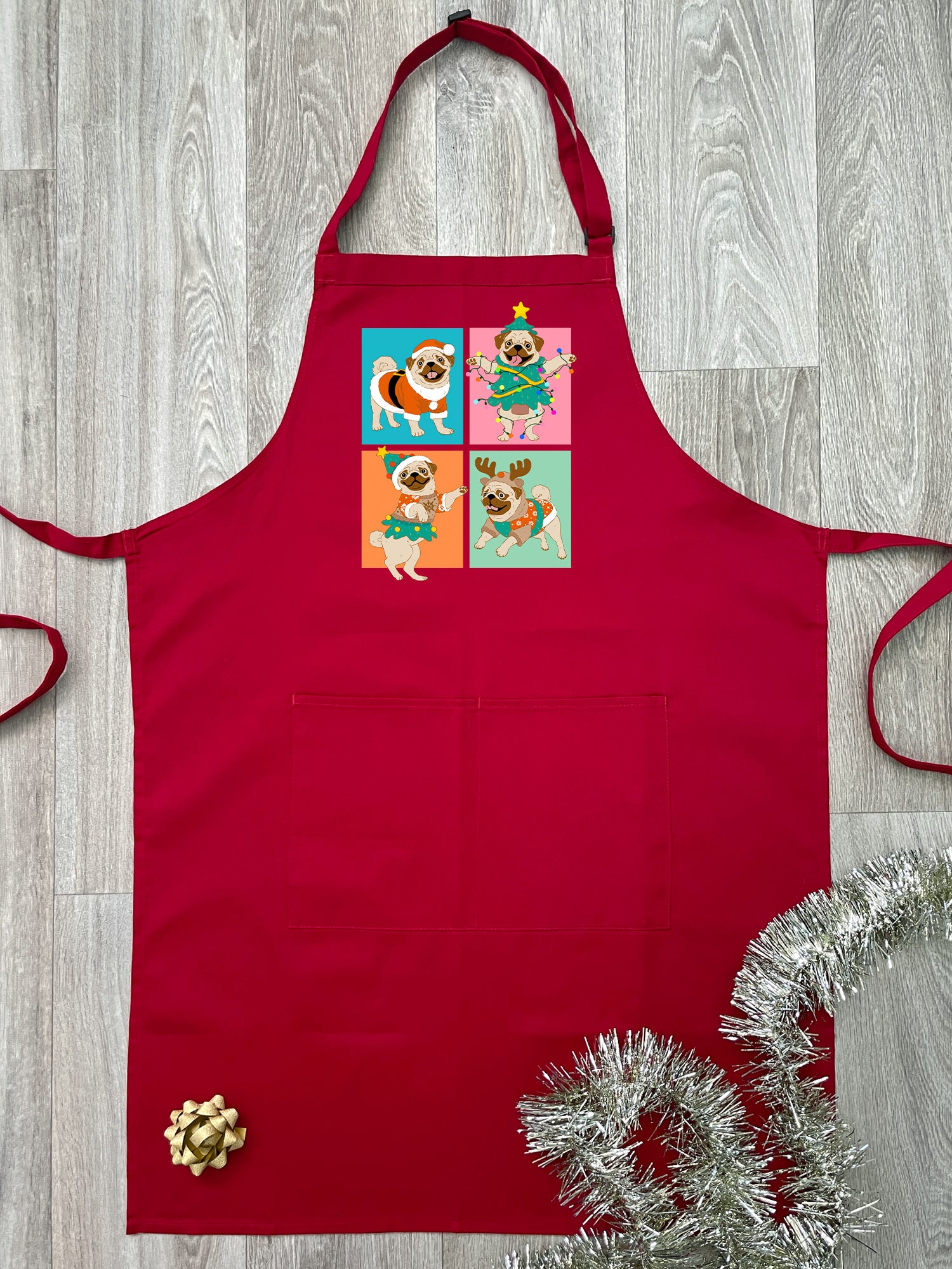 Pugmas Bib Apron