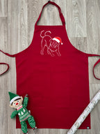 Border Collie Christmas Edition Bib Apron