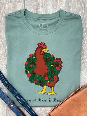 Peck The Halls Ava Women's Regular Fit Tee (SIZE XS and L RED) ***SALE***