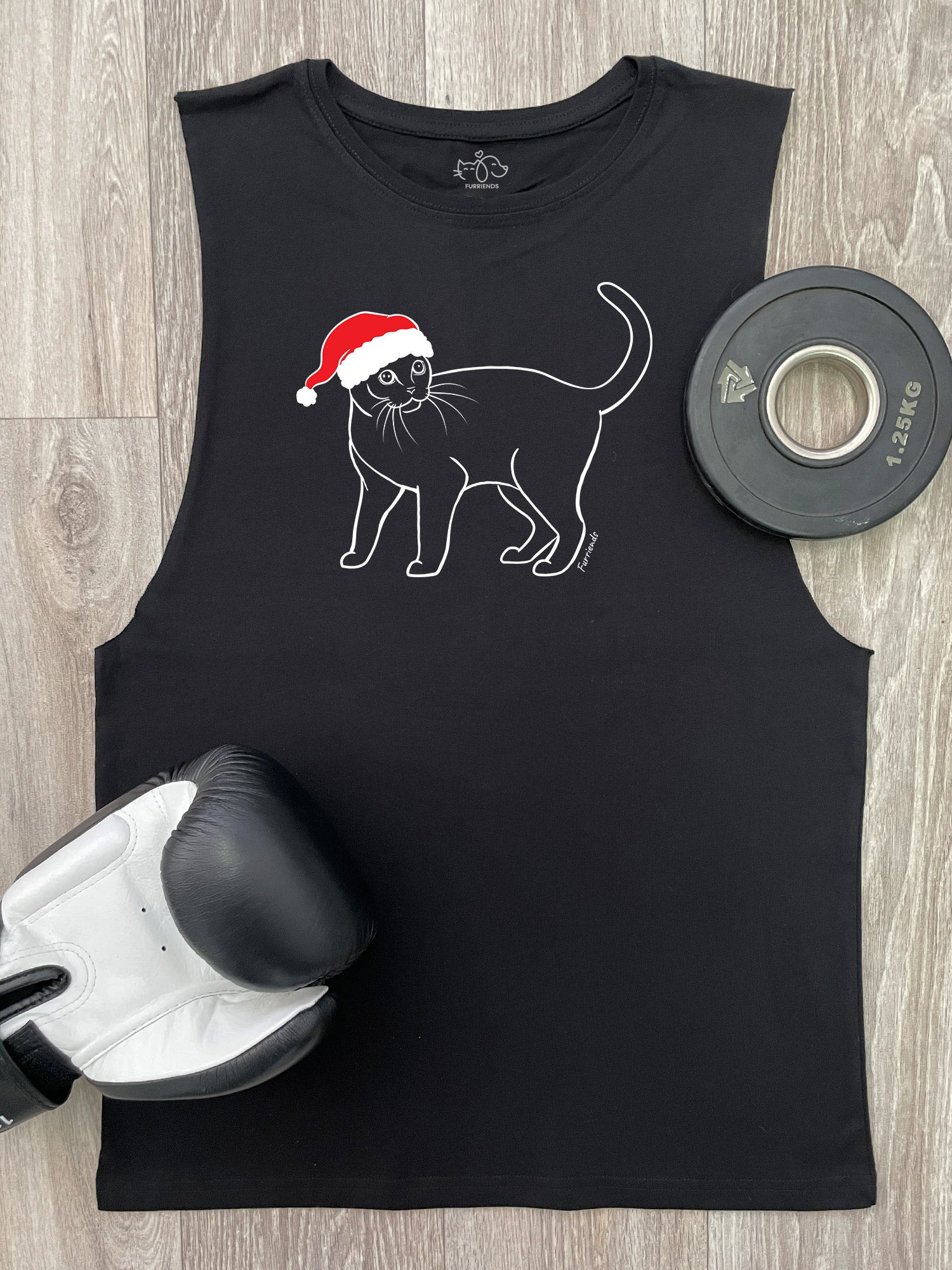 Burmese Christmas Edition Axel Drop Armhole Muscle Tank