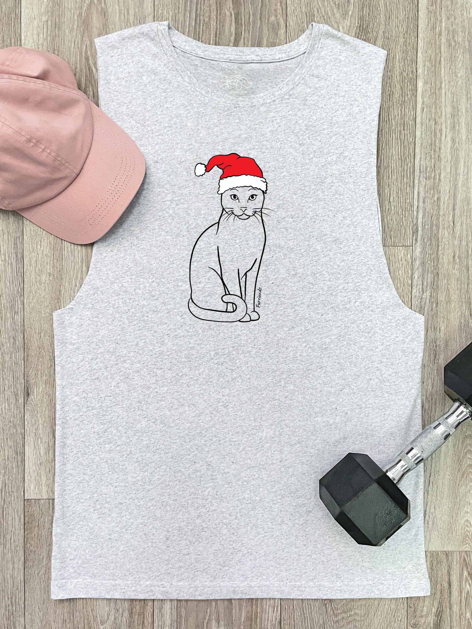 Russian Blue Christmas Edition Axel Drop Armhole Muscle Tank