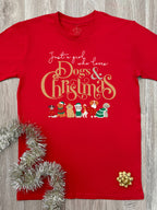 Just A Girl Who Loves Dogs & Christmas Essential Unisex Tee