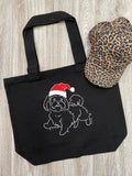 Shih Tzu Christmas Edition Stella Tote Bag