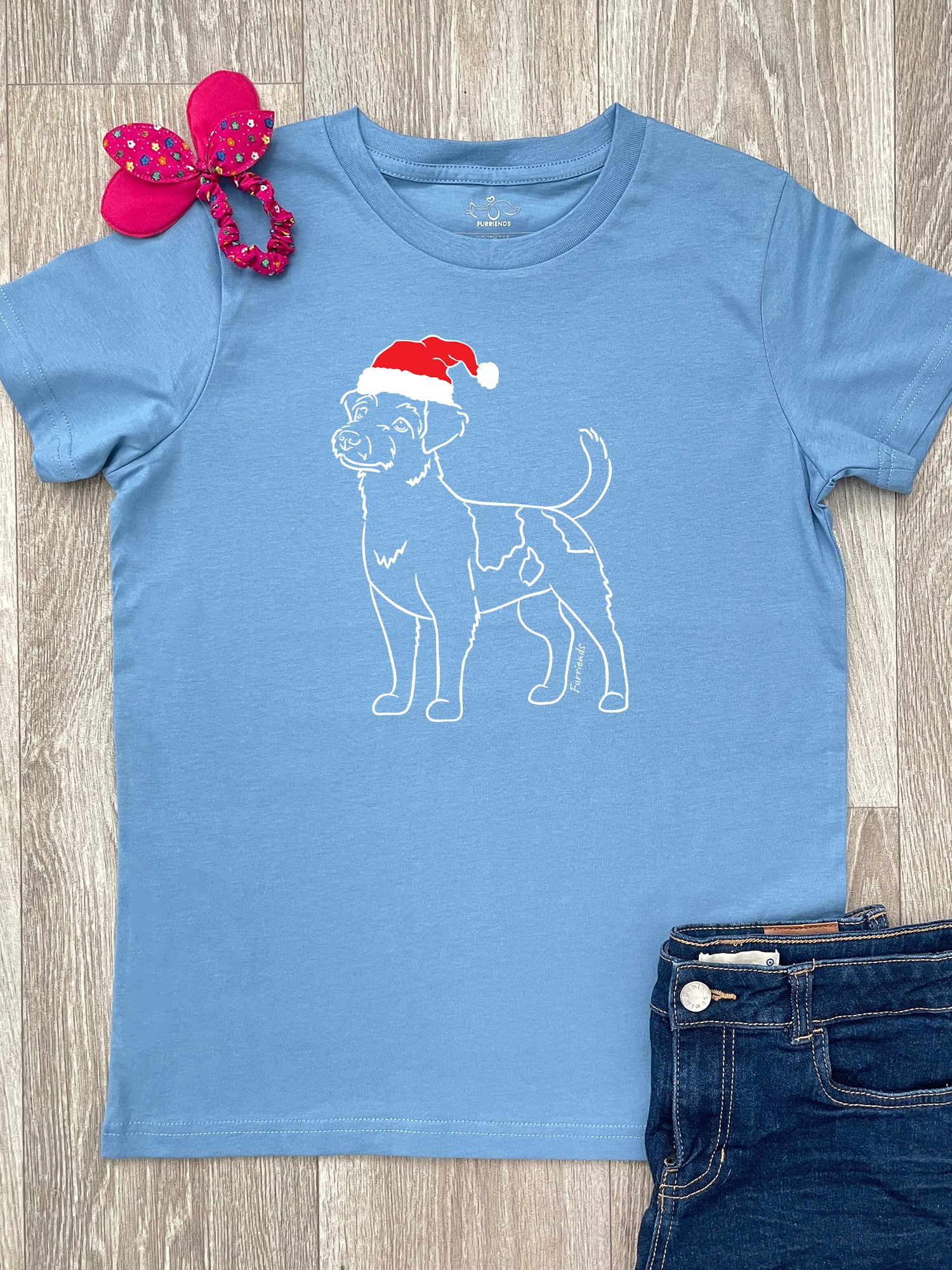 Jack Russell Terrier (Rough Coat) Christmas Edition Youth Tee
