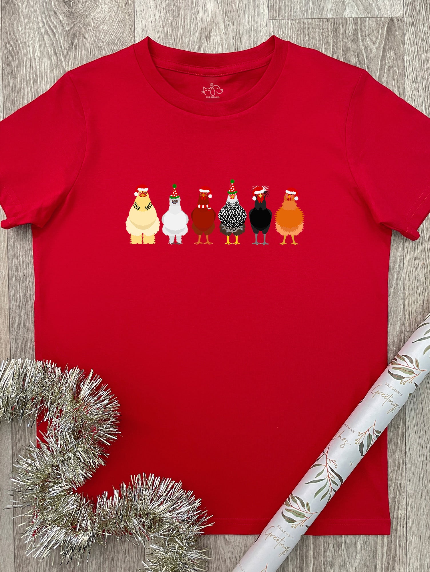 Merry Clucking Christmas Youth Tee