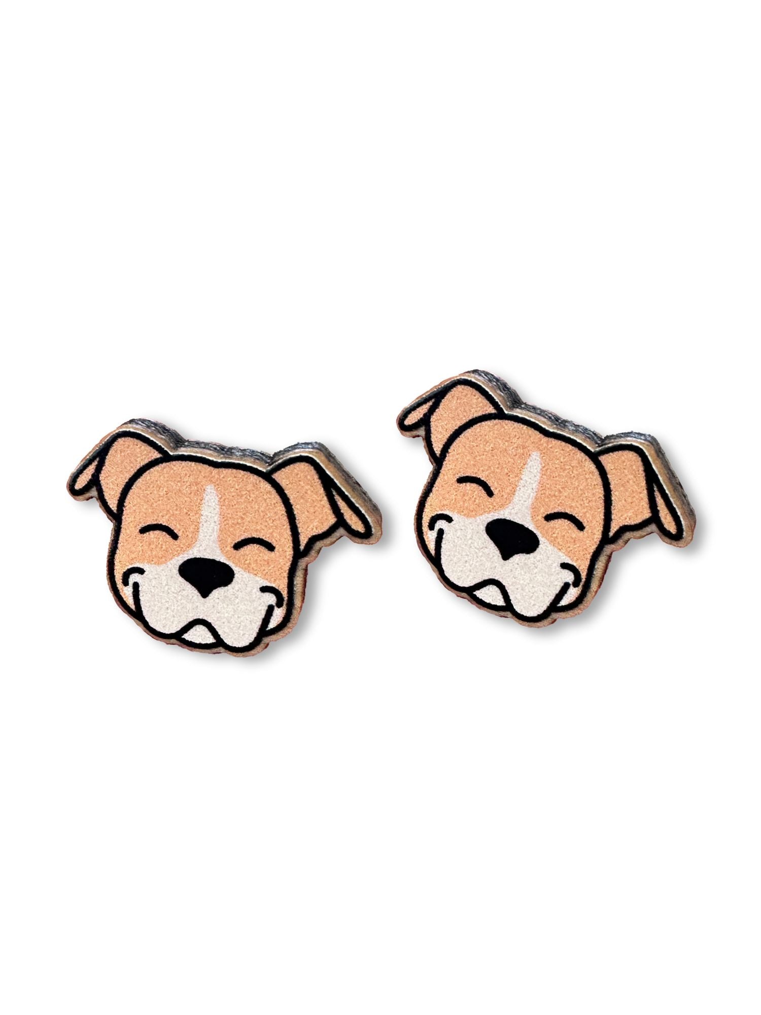 American Staffordshire Terrier ColourPop Stud Earrings