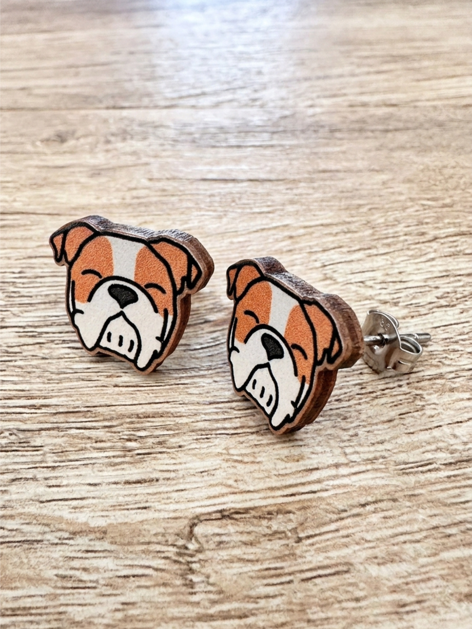 British Bulldog ColourPop Stud Earrings