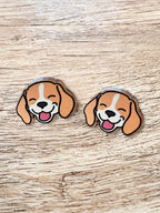 Beagle ColourPop Stud Earrings