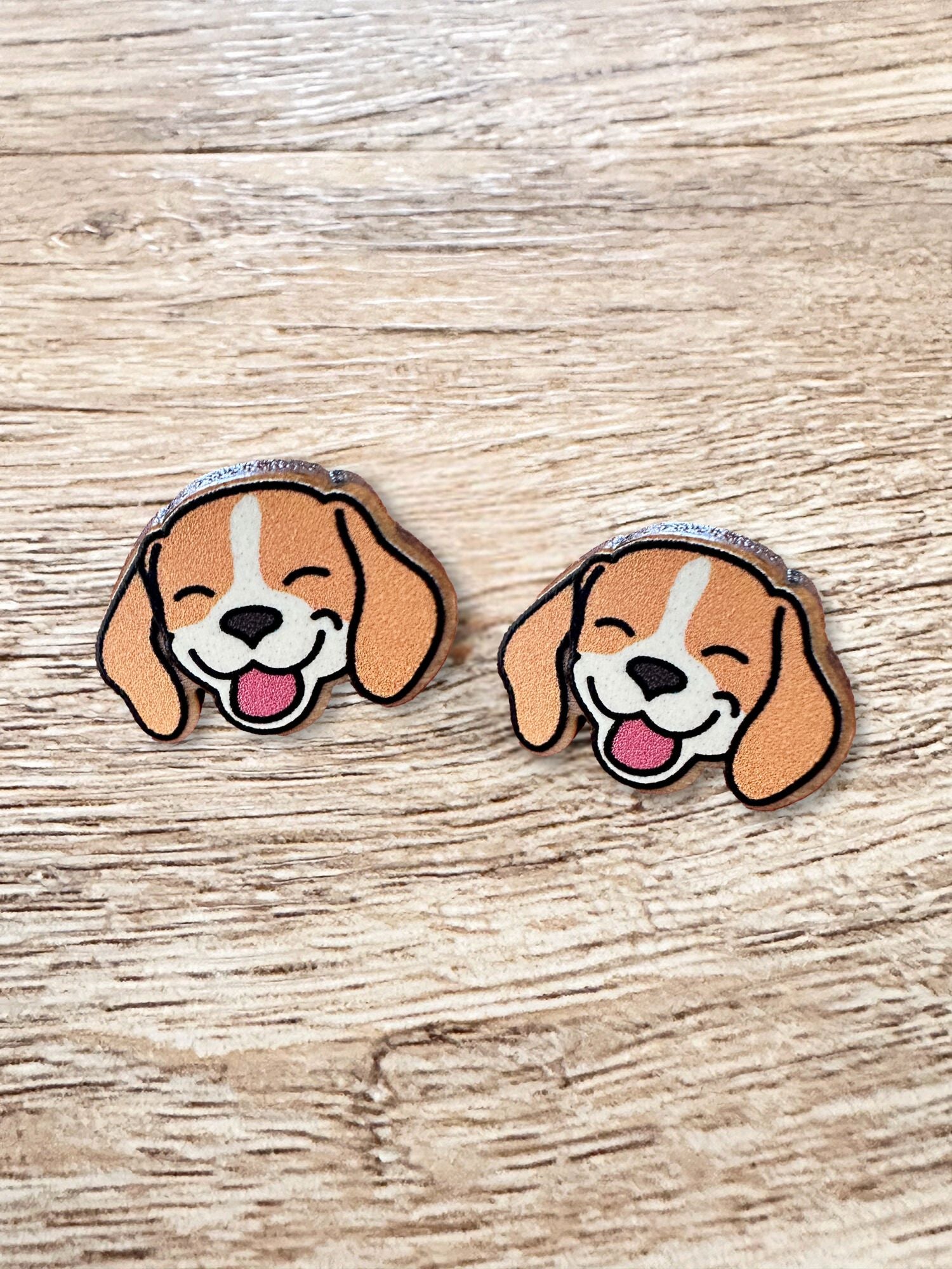 Beagle ColourPop Stud Earrings