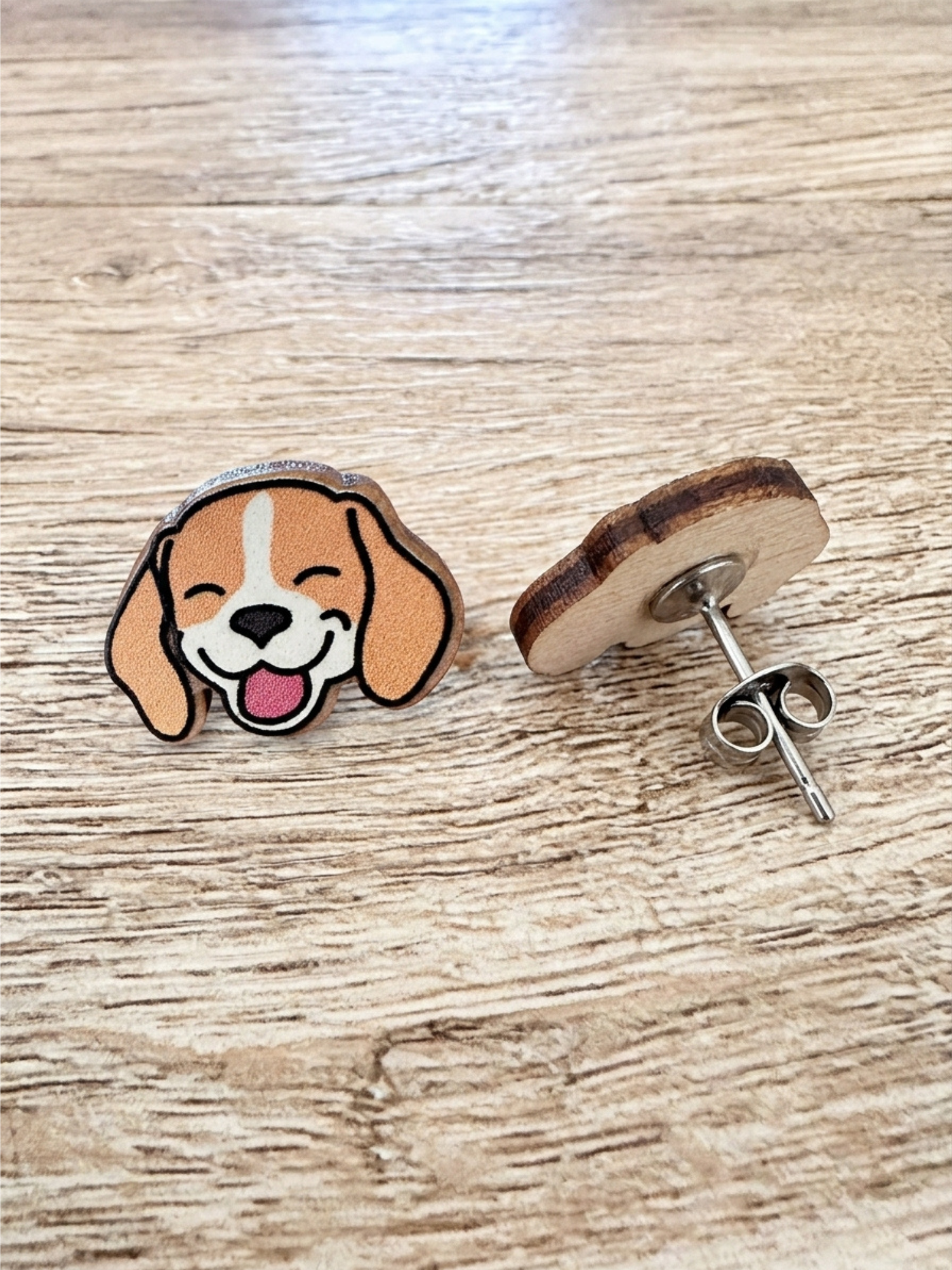 Beagle ColourPop Stud Earrings