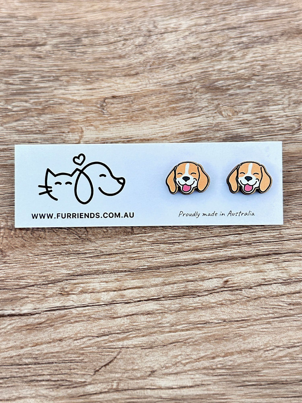 Beagle ColourPop Stud Earrings