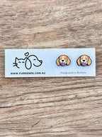 Beagle ColourPop Stud Earrings
